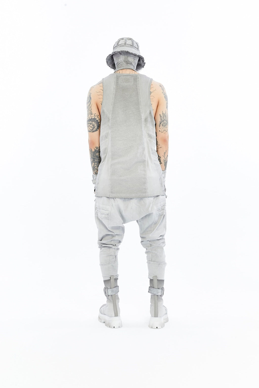 RIBBED PANEL TANK TOP