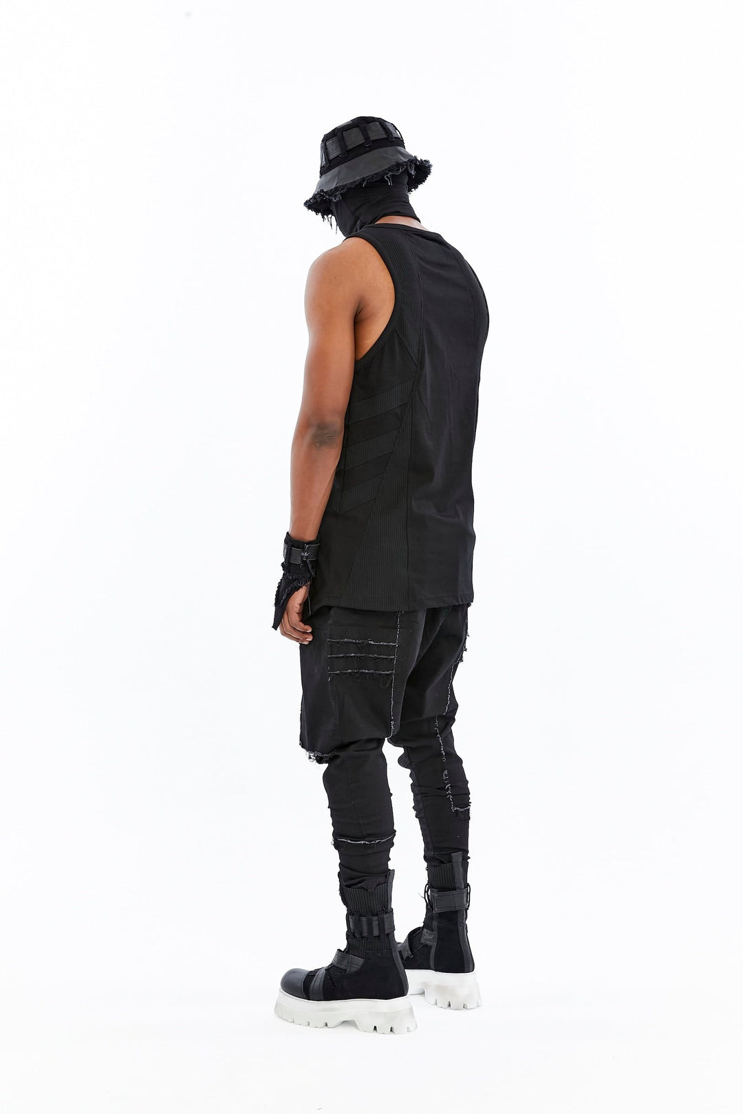 RIBBED PANEL TANK TOP
