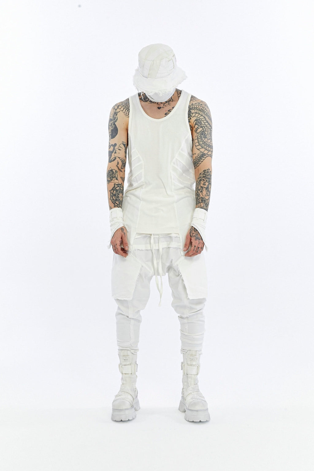 RIBBED PANEL TANK TOP