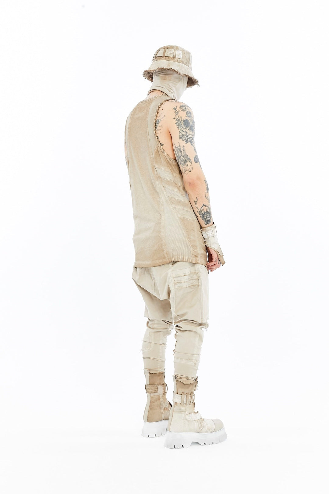 RIBBED PANEL TANK TOP
