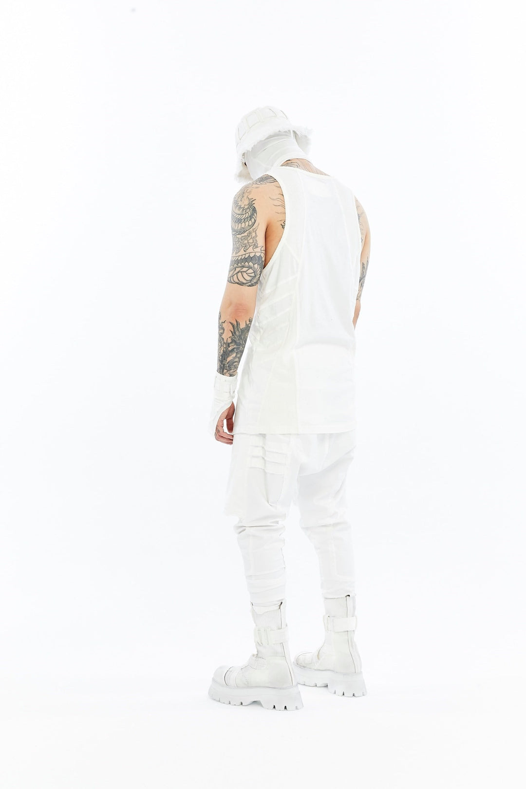 RIBBED PANEL TANK TOP