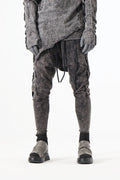 ACID BLACK RIBBED PANT