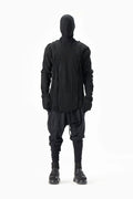 BLACK RIBBED SWEATS