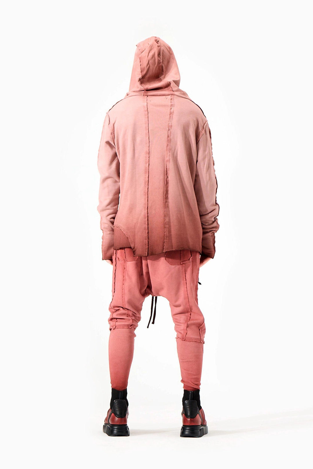 BRICK RIBBED SWEATSHIRT