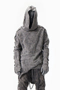 ACID GREY RIBBED SWEATSHIRT