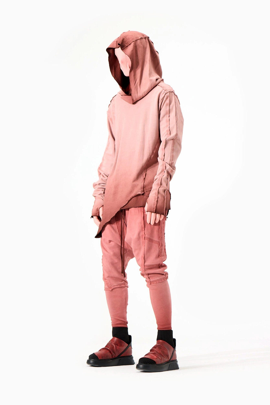 BRICK RIBBED SWEATSHIRT