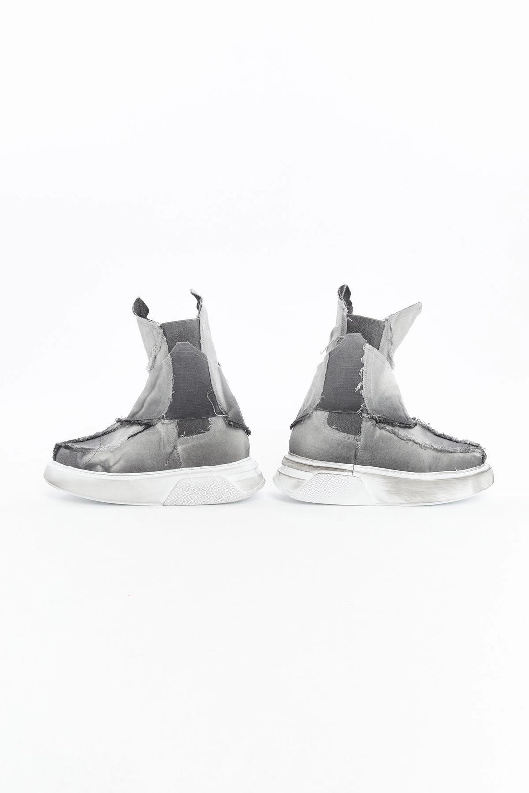 GREY SHORT DENIM SHOES