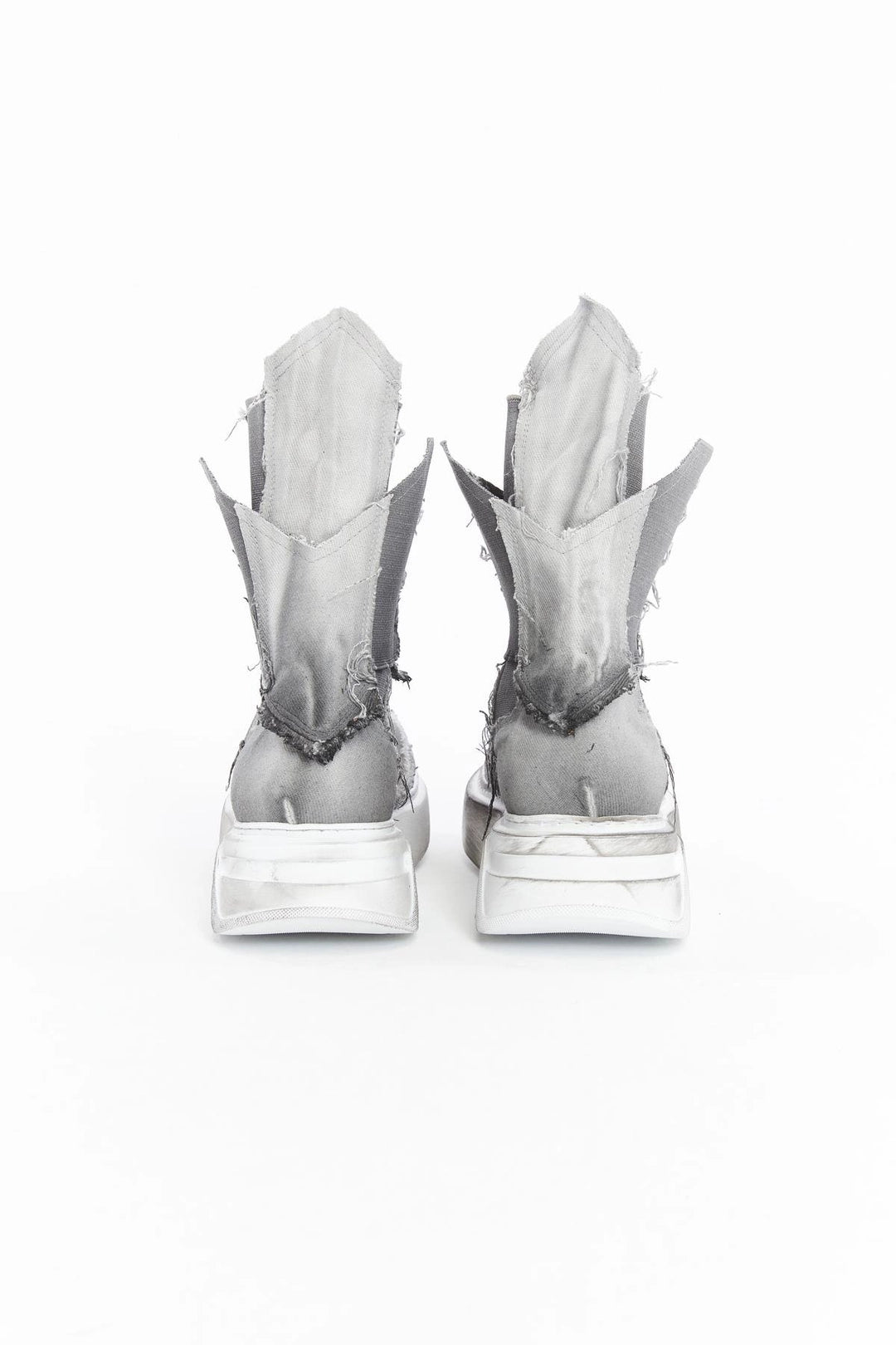 GREY SHORT DENIM SHOES