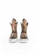 BROWN SHORT DENIM SHOES