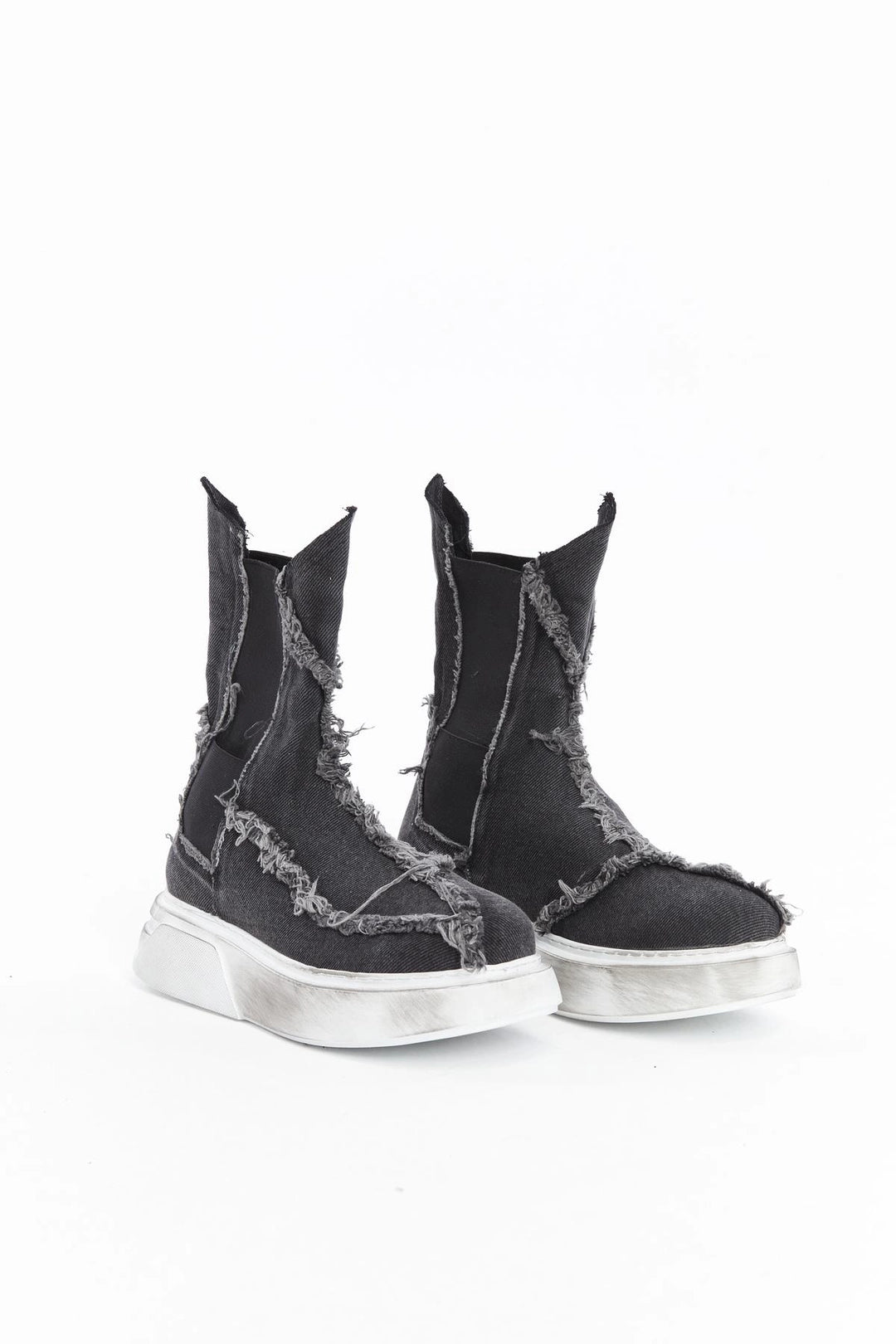 ACID BLACK SHORT DENIM SHOES