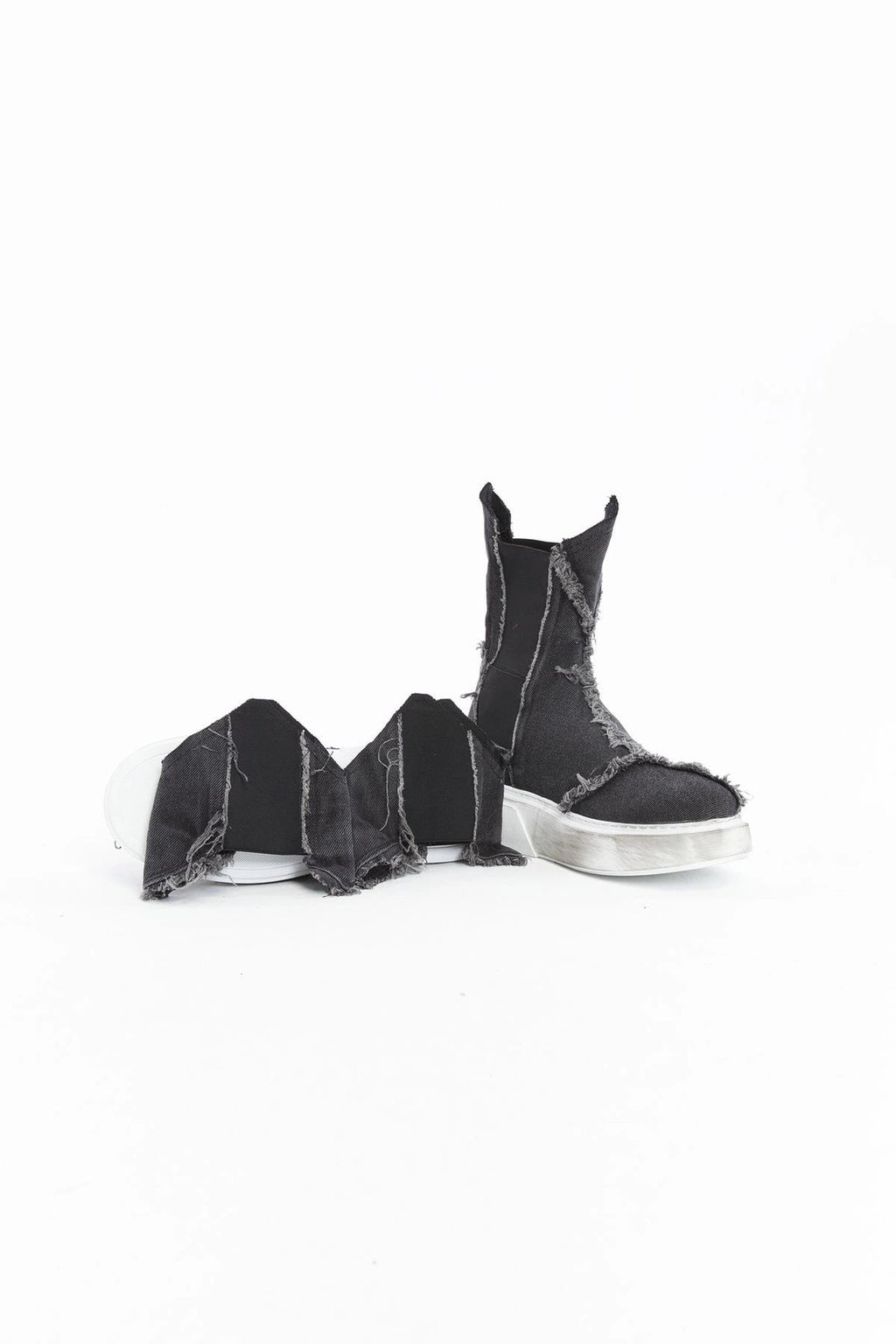ACID BLACK SHORT DENIM SHOES