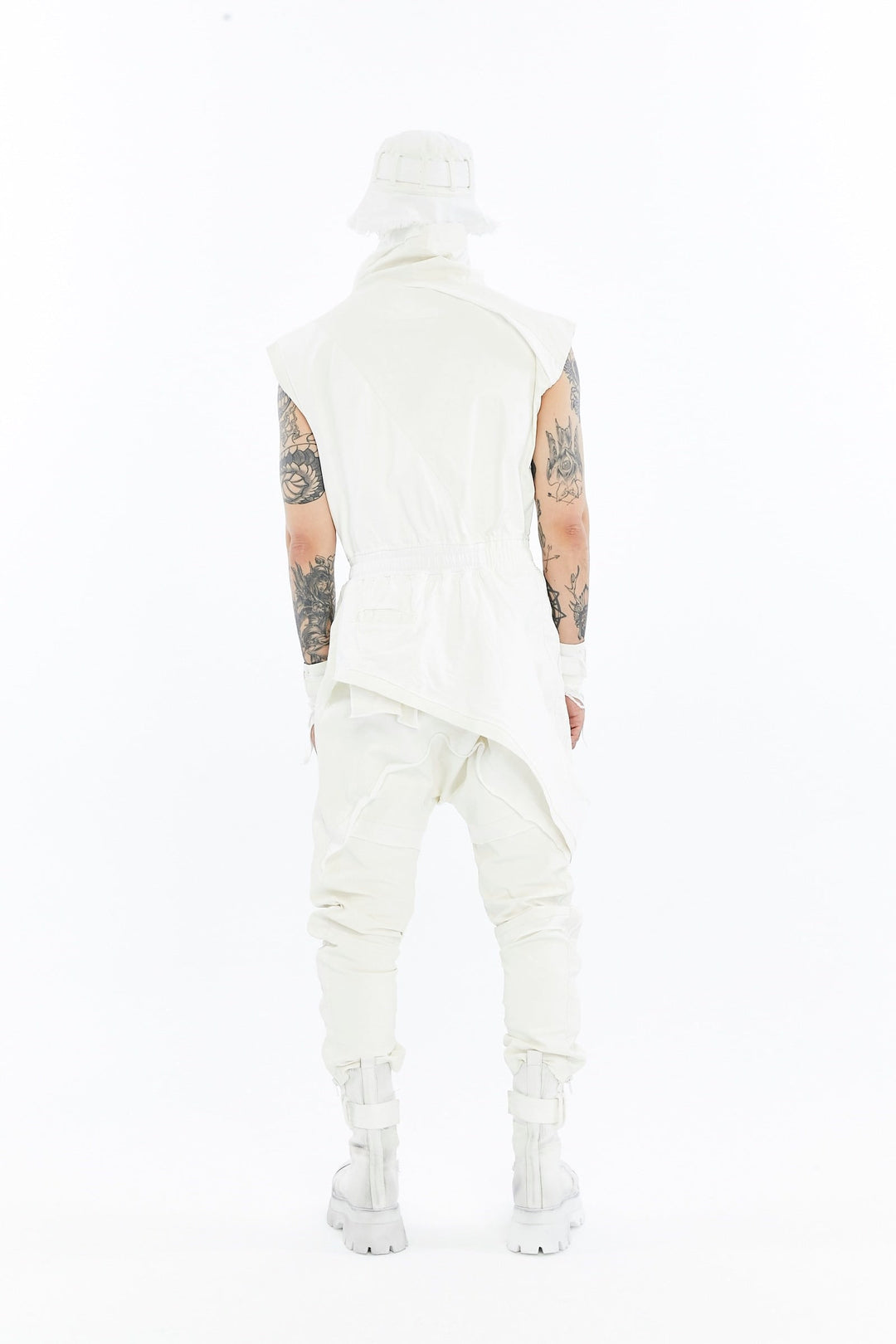 SPLIT ZIP OVERALLS