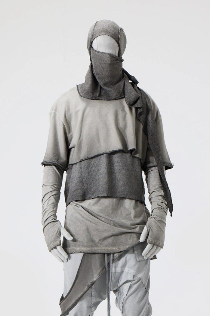 GREY THREE PART SWEATSHIRT