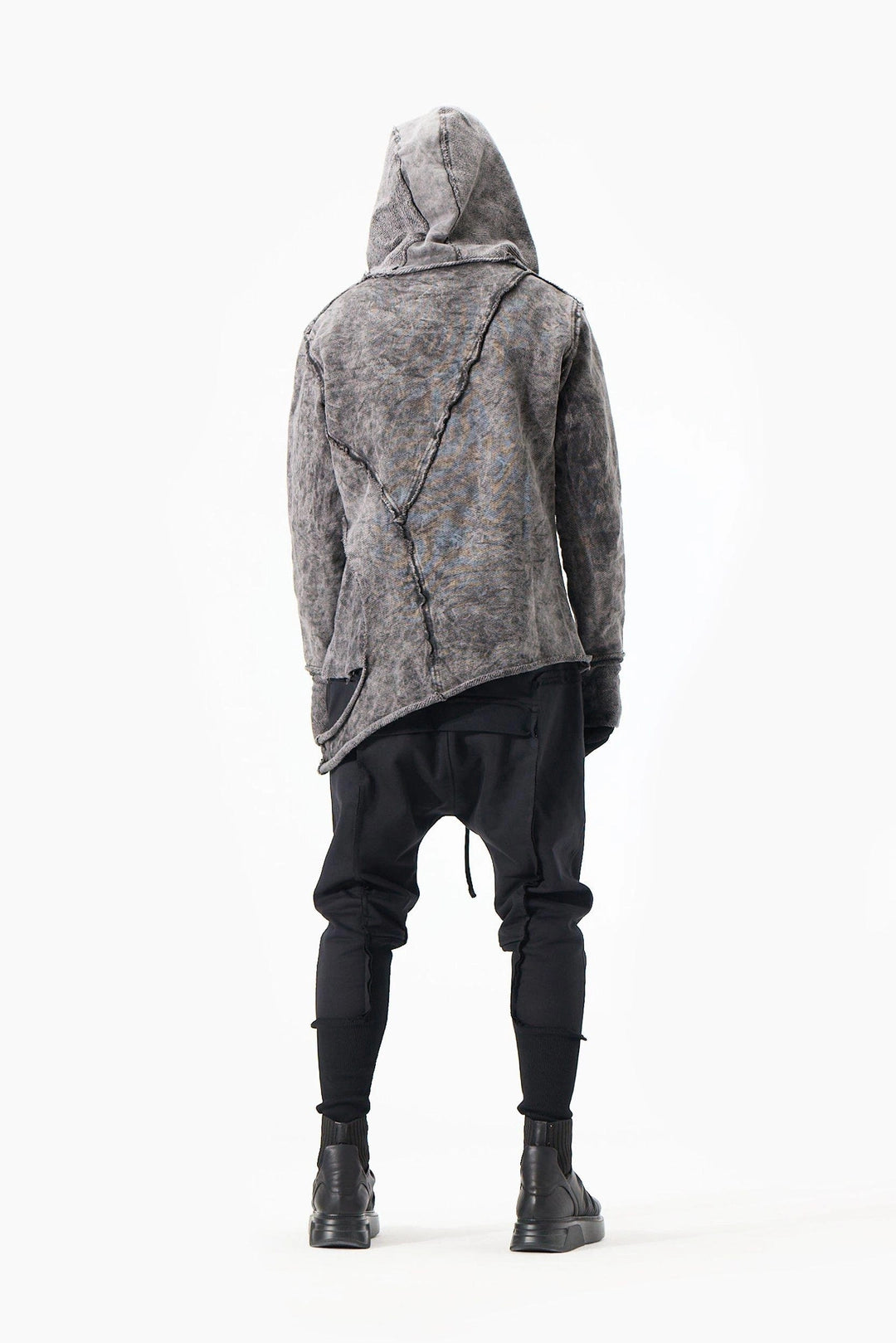 ACID BLACK WRAP SWEATSHIRT