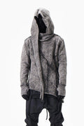 ACID BLACK WRAP SWEATSHIRT