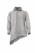 Asymmetric Shirt Grey|01