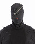 COATED BLACK ZIPPER POCKET CAP
