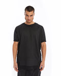 BLACK ZIPPER T-SHIRT
